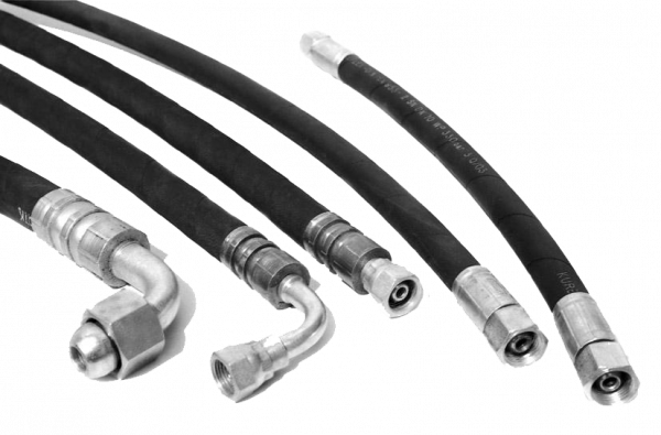 картинка Шланг 1Sn, 215 бар, 40м, 8 мм, 3/8"Ш x 3/8"Г от компании Нова Механика